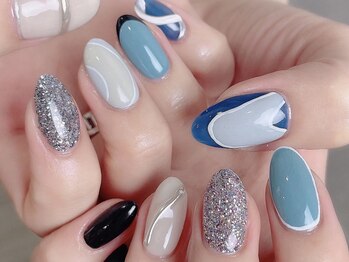 プライズアイリス アイラッシュ 池袋東口店(prize Iris eyelash)/寒色系チグハグニュアンス