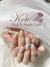 コト(KOTO)/花ネイル/ラメ/フラワーネイル