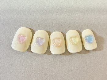 ネイルサロン ウィル 恵比寿(will)/ハートパーツネイル