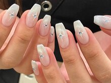 エクリュ(ecru.)/キラキラ☆グラデーションネイル