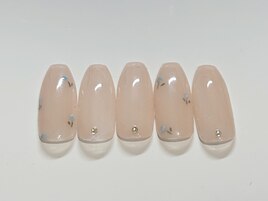 小花柄ネイル