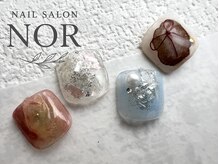 ノア 高槻店(NOR)/【FOOT】親指アート2本¥7000