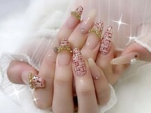 プティネイル 池袋(Puty Nail)/ツイードネイル　スカルプ