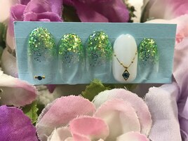 ネックレス風ネイル☆￥6,300