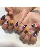 マリアンジュ(MariAnju)/ジェルネイル★Halloween nail