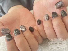 ロフティーネイル 駒川店(Lofty Nail)/マグネット×ニュアンス