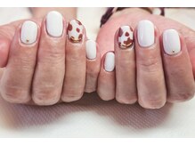 ちひろのへや/牛柄ネイル