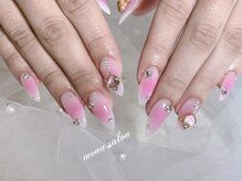 モナサロン(Mona salon)/チークネイル むらさき