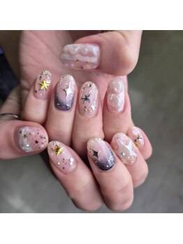 ユノ フィオーレ(Juno fiore)の写真/自分至上最高のとっておきデザインを!人気No.1☆ニュアンスネイル¥6980♪サンプル多数ご用意♪やり放題も◎
