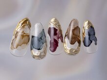 ジェミーネイル シンジュク(Jemiy nail shinjuku)/インクゴールド囲み¥8480