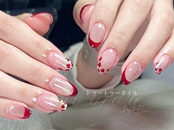 トゥートゥー(TOUTOU)/赤ヒョウ柄フレンチ