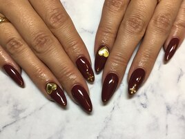 ボルドースカルプネイル