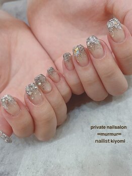 プライベート ネイルサロン マーマ(murmur)/ラメグラデーションネイル