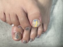 ジュリネイル(JULIE NAIL)/フットオーロラネイル