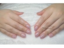 ナンシーネイル(Nancy nail)/ラベンダー色のカラグラ