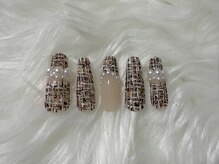 ネイルサロン グロッシー(Nail salon glossy)/秋から大人気のツイードネイル