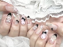 モカ 心斎橋(moca by Lee)/【Aina】ドットネイル