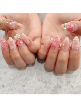 さくらんぼネイル