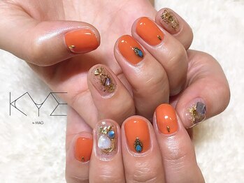 キーバイマグ(KYE by Mag)/オレンジ/リゾートネイル