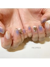ネイル アンド アイラッシュ ニコニコ(niconico)/チークアート