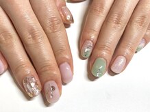 ベラ(E bella)/くすみカラーでアシメ☆