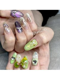 harukanail×ぽこぽこ