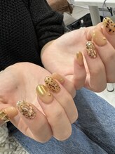 サクラ(SAKURA)/派手に大人ネイル♪