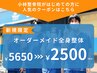 【期間限定】オーダーメイドの全身整体口コミ投稿で5650円→2500円