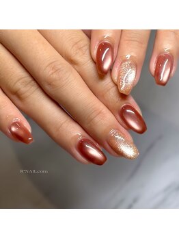 アールネイルドットコム(R*NAIL.com)/秋色マグネットネイル