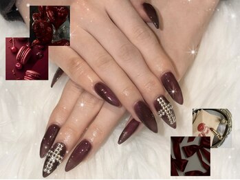 キャンディドロップネイル(CANDY DROP NAIL)/ブラウンメタルネイル