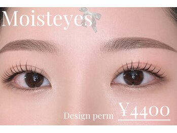モイスト アイズ 難波(moist eyes)の写真/【まつげパーマ4400円】韓国風ナチュラル束感♪高技術＆ハイセンスなデザインで仕上がりやモチも抜群◎