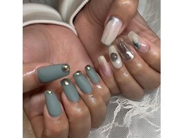 ちぐはぐネイル