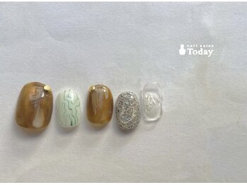 ネイルサロン トゥデイ 心斎橋店(Today)/Simple plus art¥9300→¥5800