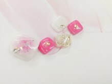 ネイルサロン シェル(Nail Salon SHELL)/ふんわりキラキラ
