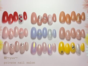 結(yuu)の写真/透け感×ツヤ感の上品ネイル！マオジェルの美しく煌びやかな世界観を生かしたデザインを多数ご用意！