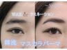 アイブロウWAX+眉パーマ　￥7760