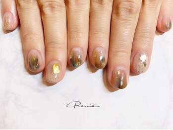 レヴィー(Revie)の写真/極上シンプル★1色塗りorカラグラorラメグラ初回オフ込み¥3800【違いは技術】細部まで行き届いた施術が◎