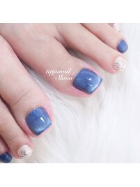 パラジェルマグネット足ネイル