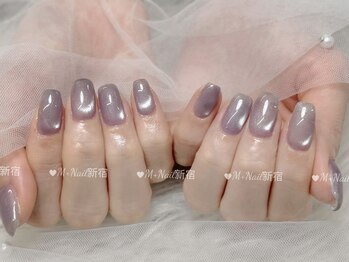エムプラスネイル 新宿(M+Nail)/glass mag ★ガラスネイル