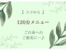 《選択不可》↓ココから↓ 【120分メニュー】