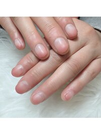 オフィスグラデーションネイル