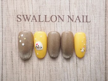 スワロンネイル(SWALLON NAIL)/クリスマスデザイン