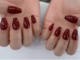 【稗田】ボルドーネイル