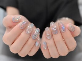 持ち込み120分マーメイドネイル
