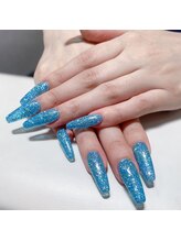 クイーンズビューティーサロン 新宿本店(Queen's beauty salon)/チップ長さだしワンカラー