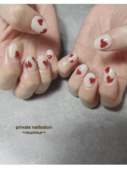 プライベート ネイルサロン マーマ(murmur)/ハートネイル