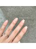 【ハンド】ジェルで自爪風マットネイル ¥6600→5600