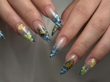ホランイネイル(HORANGI NAIL)/デザイン定額B＋長さだし