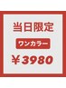 【11/29.30ご来店限定特価!】・ハンドワンカラー¥3980