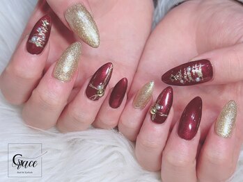 ネイルサロン グレイス(Grace)の写真/自爪にやさしい◎オフせずデザインチェンジ♪特殊技法フィルイン『一層残し』で自爪に優しい高品質サロン☆